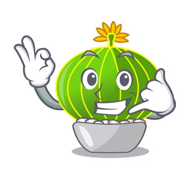 Beni ıssız Bahçe vektör çizim karikatür bitkiler notocactus ara