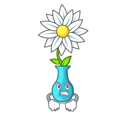 Modern fabrikasında kızgın bir cam vazo karikatür vektör çizim