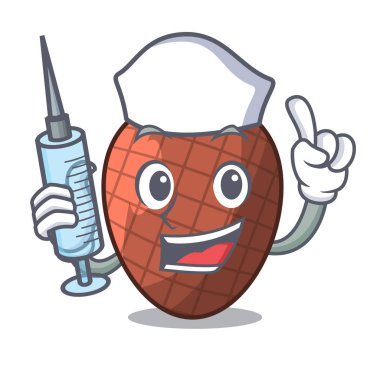 Hemşire karikatür meyve mauritia flexuosa Amerika vektör şekil