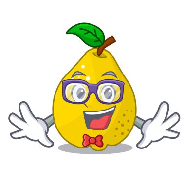 Geek grup karikatür sulu sarı ayvaları meyve
