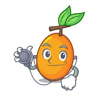 Doktor sulu Sarı Erik yaprakları karikatür ile