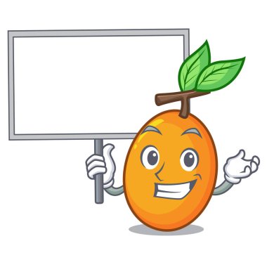 Yönetim Kurulu yaprakları karikatür ile sulu Sarı Erik getirmek