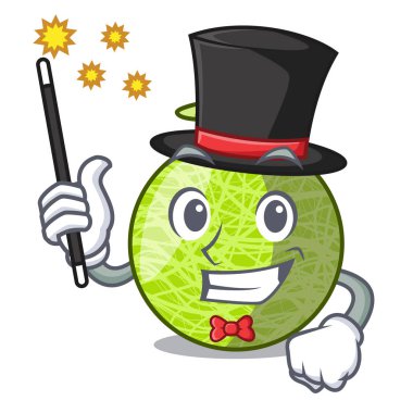 Sihirbaz çizgi film Olgun kavun meyve mutfak