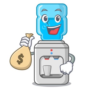 Para çantası çizgi film su soğutucu ile ofis ve ev için