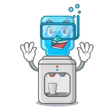 Elektrik su soğutucu karikatür karşı dalış