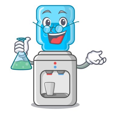 Profesör elektrik su soğutucu karikatür karşı