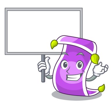 Gösteri vektör çizim üzerinde kurulu karikatür oryantal sihirli halı getirmek