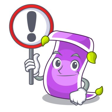 İşareti karikatür oryantal sihirli halı üzerinde gösteri vektör çizim ile