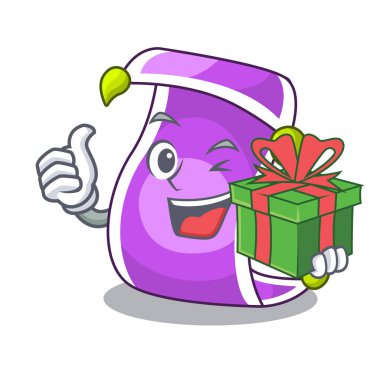 Hediye çizgi masal hikâye ve sihirli halı vektör çizim ile