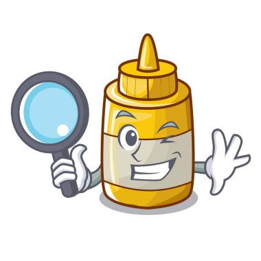 Dedektif karakter şişe stil hardal sosu nefis