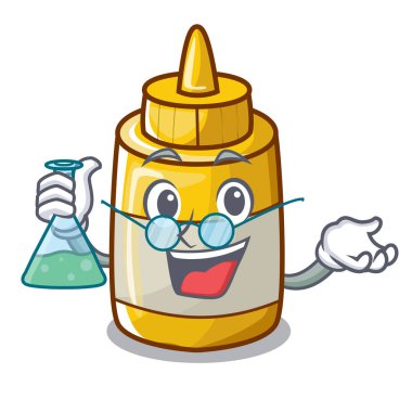 Profesör karakter şişe stil hardal sosu nefis