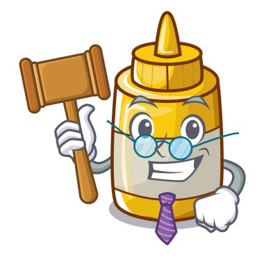 Yargıç ev yapımı hardal sosu çizgi film şişe