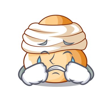 Çizgi film Semla İsveç Kremalı çörek ağlıyor