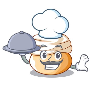 Şef gıda semla çizgi film İsveçli Kremalı çörek ile