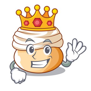 Kral mevsimlik İsveçli tatlı semla buns çizgi film