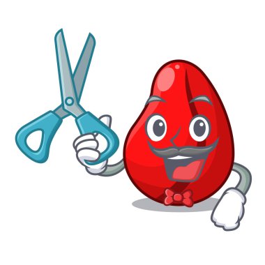 Bütün kola cevizi Pazar karikatür berber