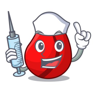 Bütün kurutulmuş kola cevizi hemşire karakteri