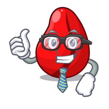 Bütün kurutulmuş kola cevizi işadamı karakter