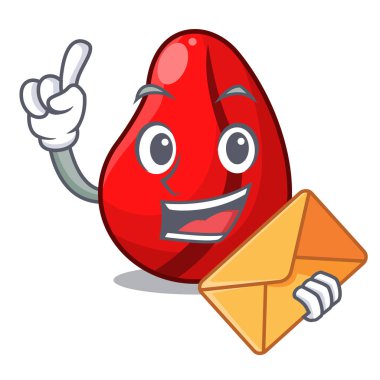 Bütün üzerinde zarf karakterle kola cevizi kurutulmuş