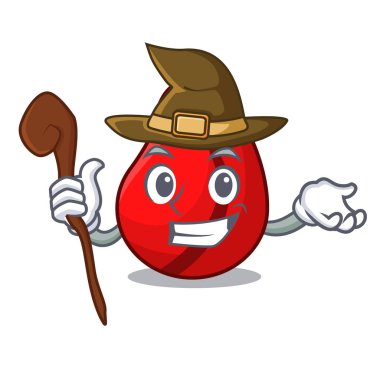 Cadı kola fındık meyve izole karikatür