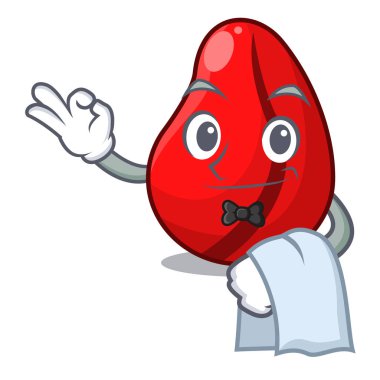 Garson kola fındık meyve izole karikatür