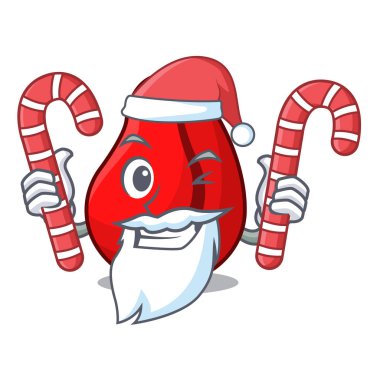 Santa ile şeker maskot kola cevizi aşçı madde için
