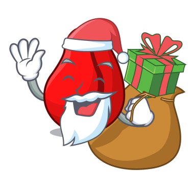 Noel Baba hediye maskot kola cevizi için aşçı madde ile