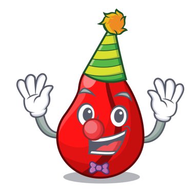 Palyaço maskot kola cevizi aşçı madde için