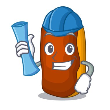 Mimar karikatür pasta kek tadı krem çikolata