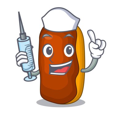 Hemşire karikatür pasta kek tadı krem çikolata