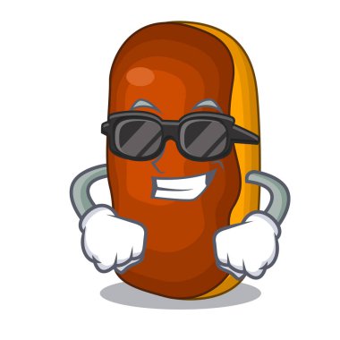 Süper cool karikatür pasta kek tadı krem çikolata