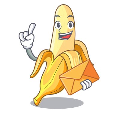 Zarf karakter muz ile meyve piyasada