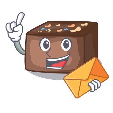 Zarf karakter ev yapımı lezzetli taze badem pasta ile