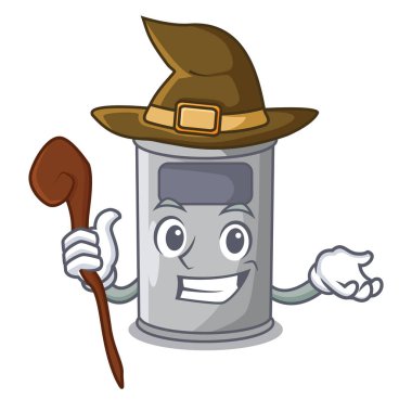 Odaya cadı çizgi film çelik çöp kovası