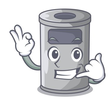 Beni ofiste karikatür çelik çöp tenekesi ara