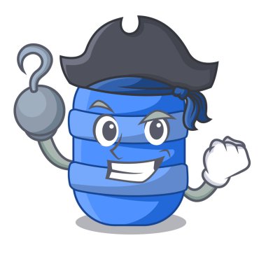 Korsan büyük karikatür plastik varil su için