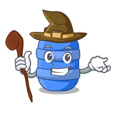 Cadı çizgi film plastik varil için çöp Kuru