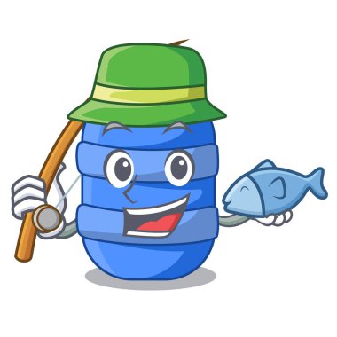 Çizgi film plastik varil için çöp Kuru balık tutma