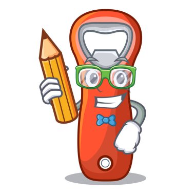 Öğrenci alüminyum şişe açacağı tasarım karikatür için