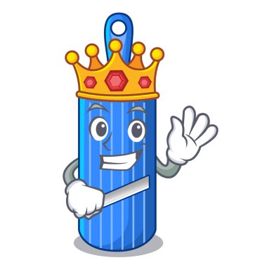 Kral kişi kesme meyve mandoline dilimleyici karikatür