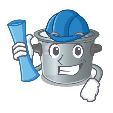 Mimar karikatür tencere stok pot mutfak