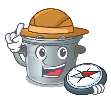 Explorer çizgi film stok pot pişirme gıda kullanılan