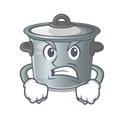 Kızgın çizgi film stok pot pişirme gıda kullanılan