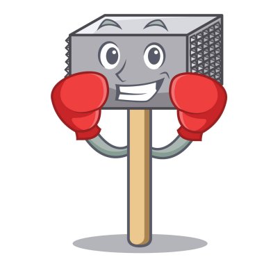 Metalik et sirke çekiç boks karakteri