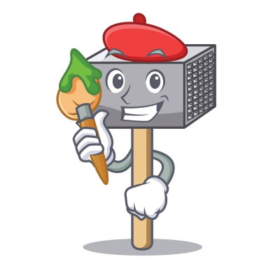 Metalik et sirke çekiç sanatçı karakteri