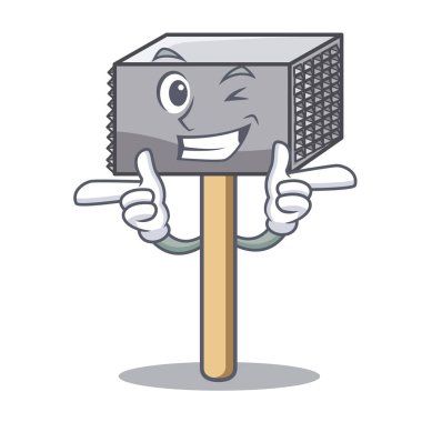 Sirke et için çekiç karikatür wink