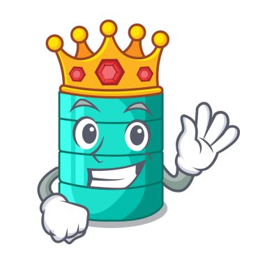 Kral çizgi film tarımda su deposu