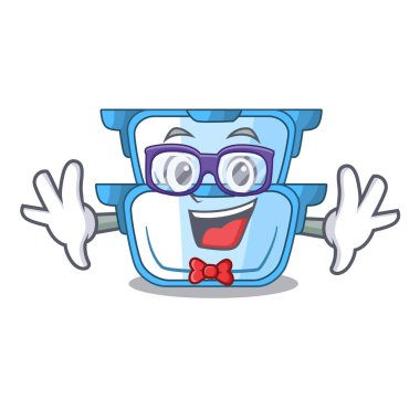 Geek benmari karakter dumanı tüten yemek için