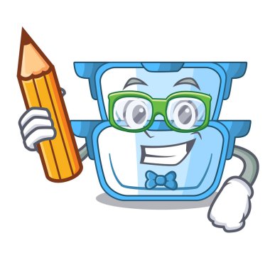 Öğrenci benmari karakter dumanı tüten yemek için