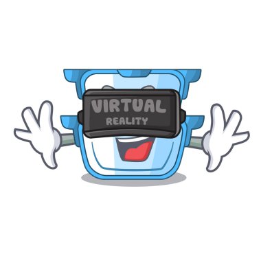 Yemek pişirmek için sanal gerçeklik çizgi film çift kazan